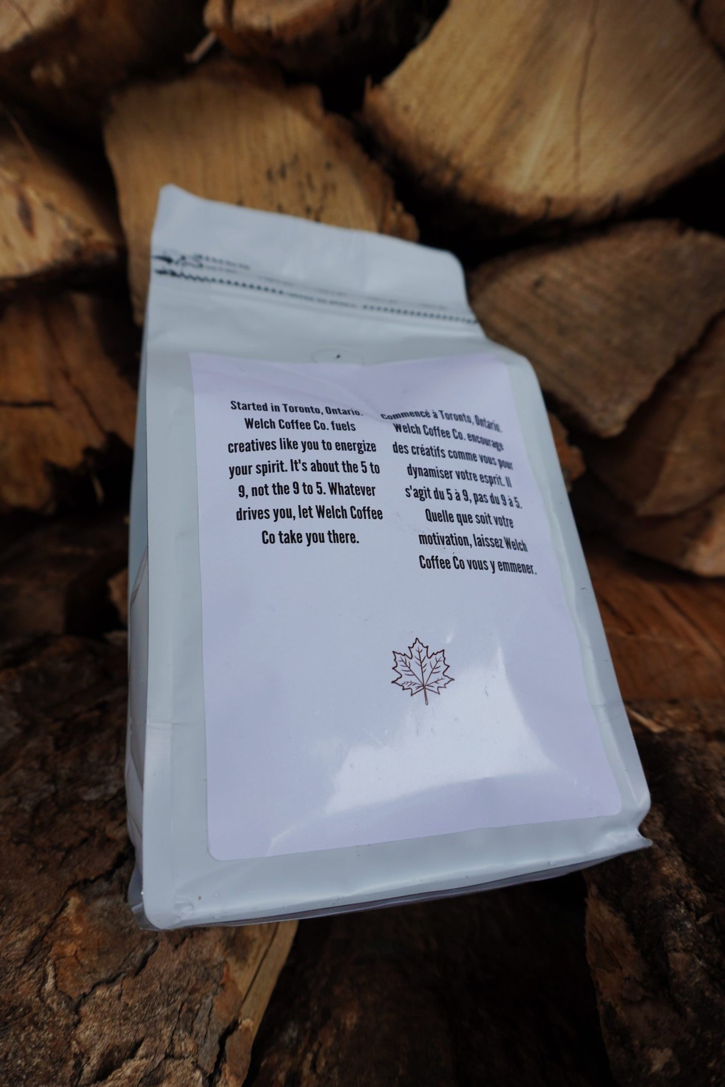 Entrepreneur Coffee by Welch Coffee Co. Back of Package